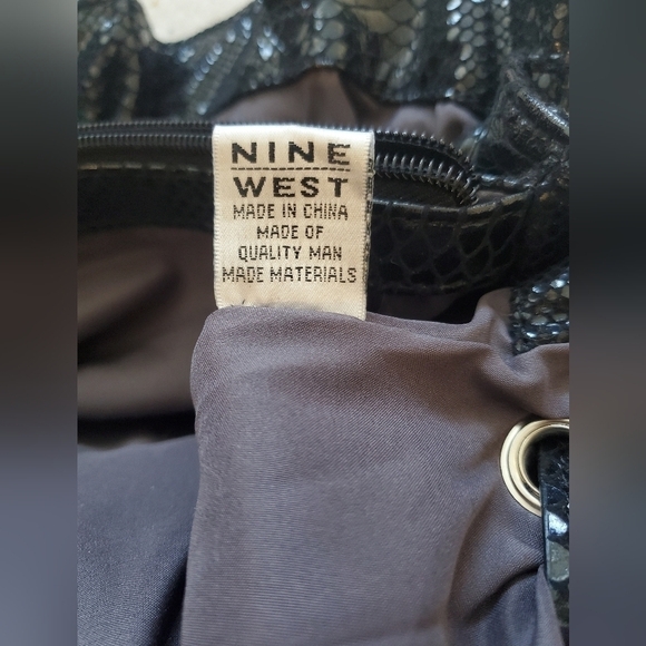 Bundle Only: Nine West Women's Black Bag Quality Man Made‎ Material - Picture 10 of 16